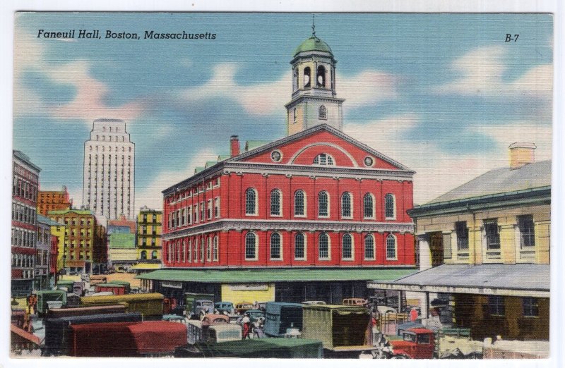 Boston, Mass, Faneuil Hall