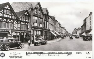 Warwickshire Postcard - Birmingham, High Street, Bromsgrove 1931 - U676