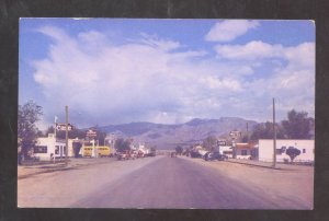 MESQUITE NEVADA DOWNTOWN STREET SCENE RESTAURANT OLD CARS POSTCARD