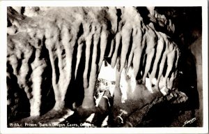 RPPC Prison Bars, Oregon Caves OR Sawyers Vintage Postcard L33