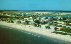 Vintage Postcard 1951 Treasure Island St. Petersburg Florida Keppel Color Card