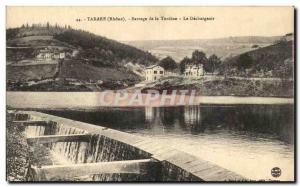 Postcard Tarare Old Dam turdine The dechargeoir