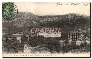 Aix les Bains and Revard -Hotel Splendid - Old Postcard