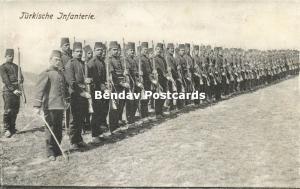 Ottoman Turkey, Roll Call of the Turkish Troops, Armed Infantry Soldiers (1915)