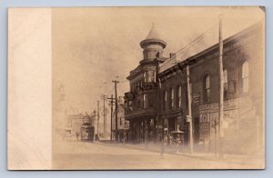 J87/ Bridgeport Ohio RPPC Postcard c1910 Belmont Trolley River Bridge 1010