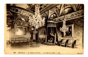 Monaco - Monte Carlo. Palace of the Prince, Throne Room