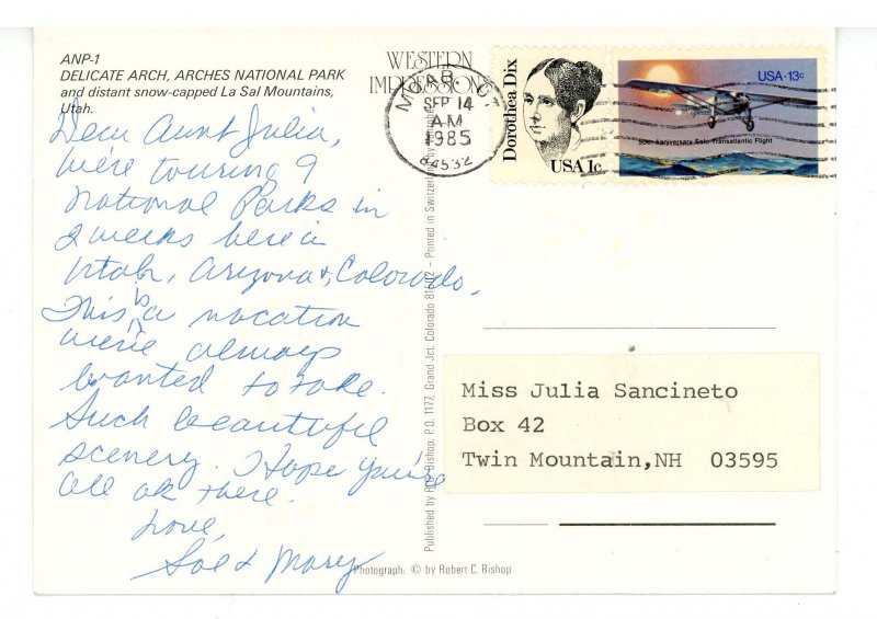 UT - Arches National Park. Delicate Arch   (continental size)