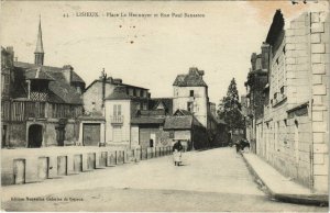 CPA LISIEUX - Place Le Hennuyer et Rue Paul-Banaston (140417)