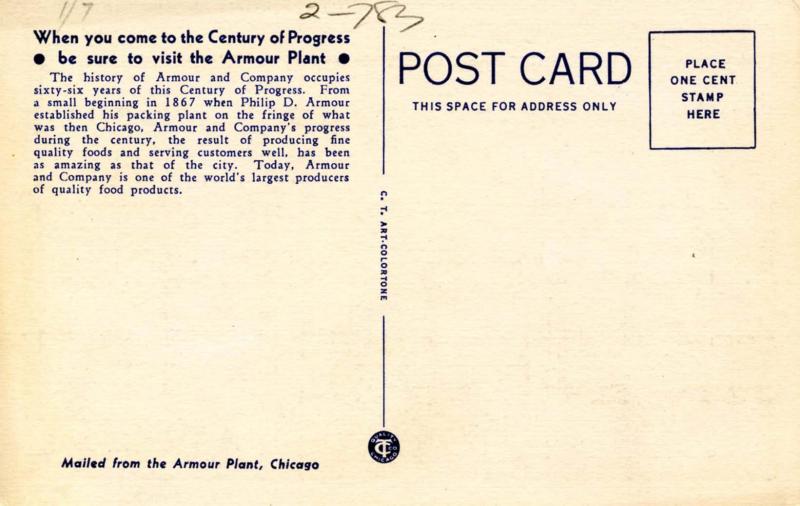 IL - Chicago. 1933 World's Fair-Century of Progress. Hall of States and Feder...