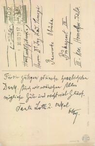 New Year luck chimney sweep & pigs ski early greetings postcard