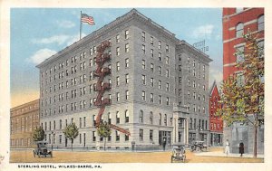 Sterling Hotel Wilkes-Barre, Pennsylvania PA s 