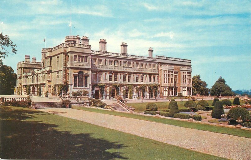 Postcard UK England Northampton, Northamptonshire castle Ashby
