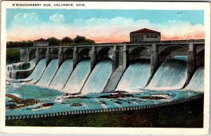Postcard DAM SCENE Columbus Ohio OH AK5869