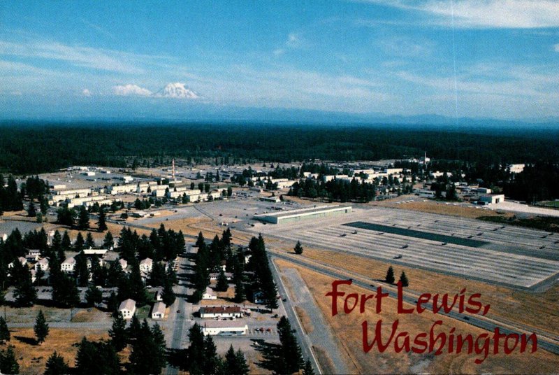 Washington Fort Lewis Aerial View Of Gray Army Airfield Nelson Recreation Are...