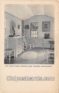 May Alcott's Room, Orchard House Concord, Mass, USA Unused 