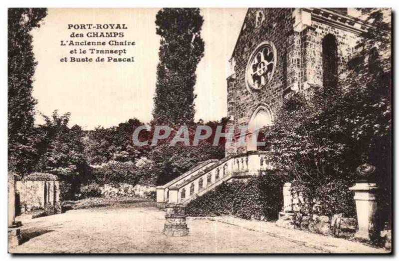 Port Royal des Champs - The Old Chair and Transept and Bust of Pascal - Old P...