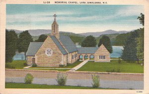 Postcard Memorial Chapel Lake Junaluska NC