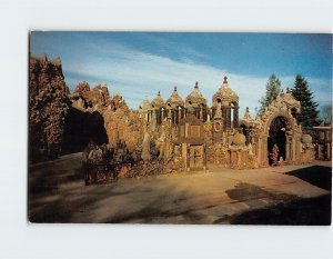 Postcard Natural Color View Of The Grotto of the Redemption, West Bend, Iowa