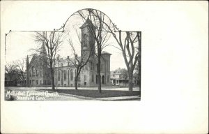 Stamford Connecticut CT Church 1900s-10s Postcard