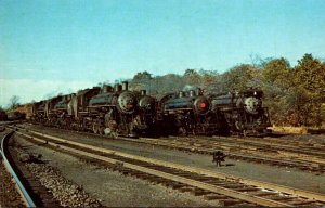 Trains Erie Railroad Pacific Locomotives At Waldwick New Jersey