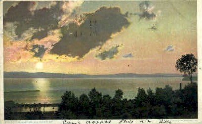 Sunset on Lake Champlain - Misc, New York