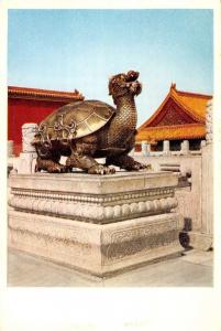 Group Of 9 China Palace Sculpture Monument Antique Postcards K43709