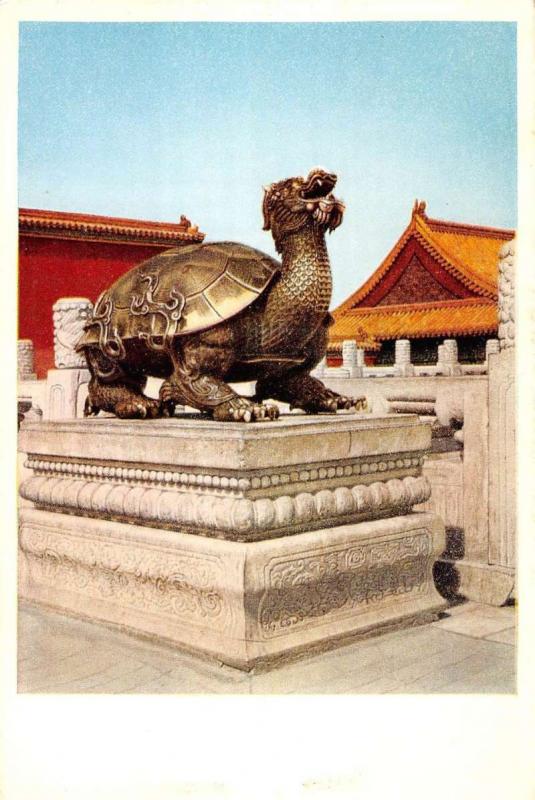 Group Of 9 China Palace Sculpture Monument Antique Postcards K43709