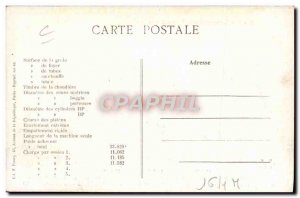 Postcard Old Train Locomotive Machine 0203 has 3 axles couples