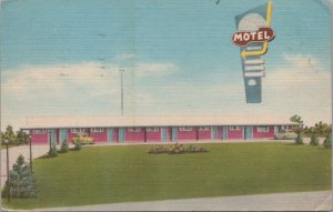 Postcard Blue Spruce Motel El Dorado Kansas 1964