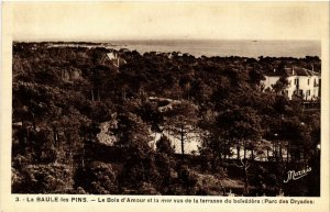 CPA La BAULE-les-PINS - La Bois d'Amour et la mer vus de la terrasse (587733)