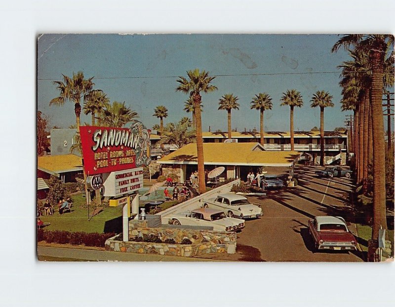 Postcard Sandman Motel, Phoenix, Arizona