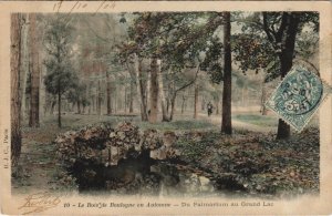 CPA B.J.C. TINTED PARIS en automne Bois de Boulogne Palmarium (49315)