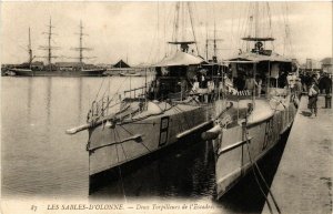 CPA Les SABLES-d'OLONNE - DeuxTorpilleurs de l'Escadre (167429)