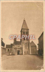 Old Postcard Morienval (Oise) The Ancient Church Abbey Church of the Benedictine