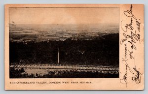 1905  The Cumberland Valley  Pen-Mar Railroad Pennsylvania Postcard