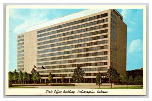 State Office Building Indianapolis Indiana IN Chrome Postcard H30