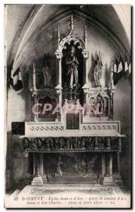 Postcard Old Church Joan of Arc Domremy Altar of Joan of Arc Church Are Joan ...