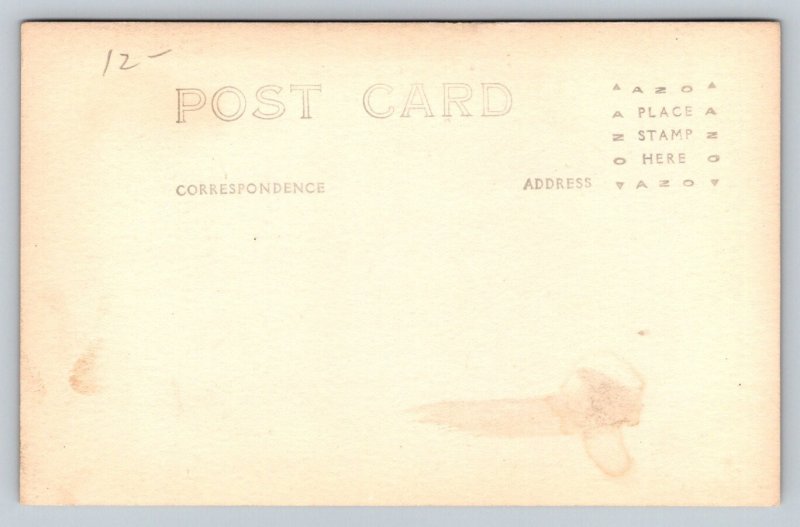 RPPC  Early Machine Shop  Belt Driven Lathe  c1910   Postcard