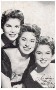 The McGuire Sisters     , Exhibit Card