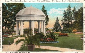 Vintage Postcard 1932 George Washington Inn Capitol Dome Arlington Virginia VA