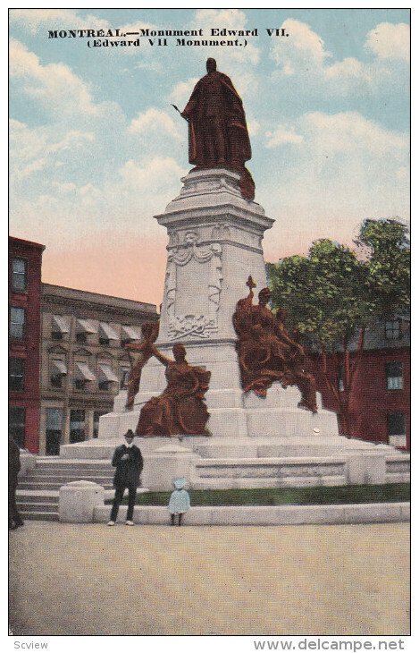 MONTREAL , Quebec , Canada , 00-10s : Monument Edward VII