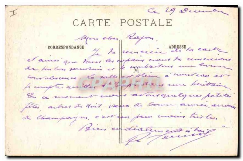 Old Postcard Paris's Gare du Nord and the Boulevard Denain