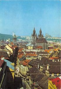 B29019 Praha A view from the Powder Tower in to Celentna Street  czech republic