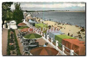 Modern Postcard The Tranche sur mer Vendee terrace of the Hotel de l'Ocean an...