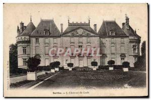 Postcard Old Sarthe Chateau du Lude