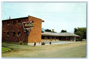 c1960 Grande's Uptown Motel Exterior Building Missoula Montana Vintage Postcard