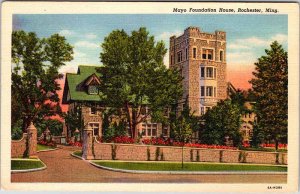 Postcard HOUSE SCENE Rochester Minnesota MN AO2542