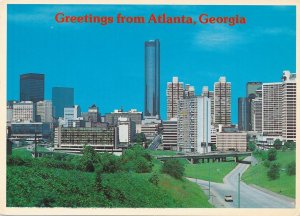 Greetings from Atlanta GA, Georgia - Modern Skyline