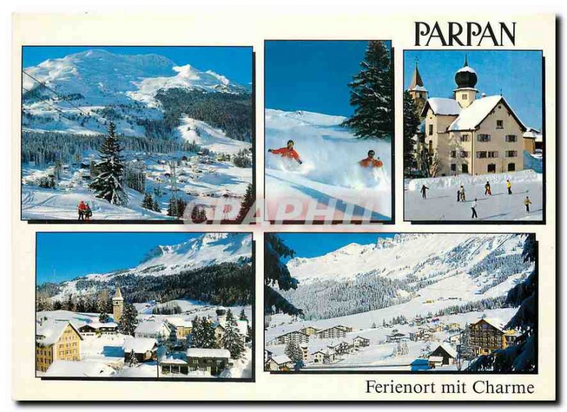 Modern Postcard Parpan Ferienort mit Charme