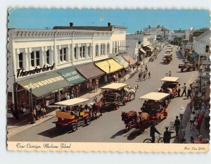 Postcard Tour Carriages, Mackinac Island, Michigan